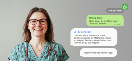 Bewerben via WhatsApp & Co.